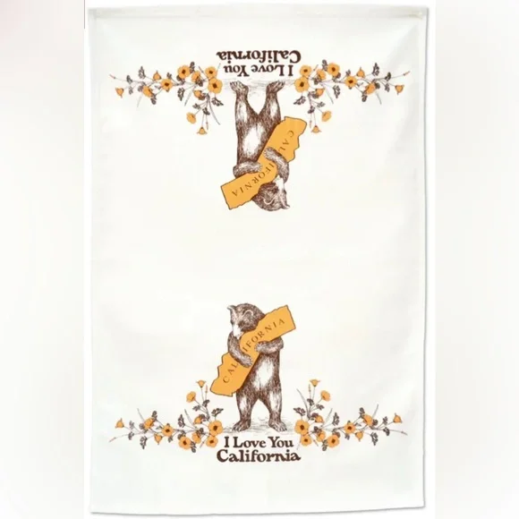 California bear tea towel - Picture 2 of 5